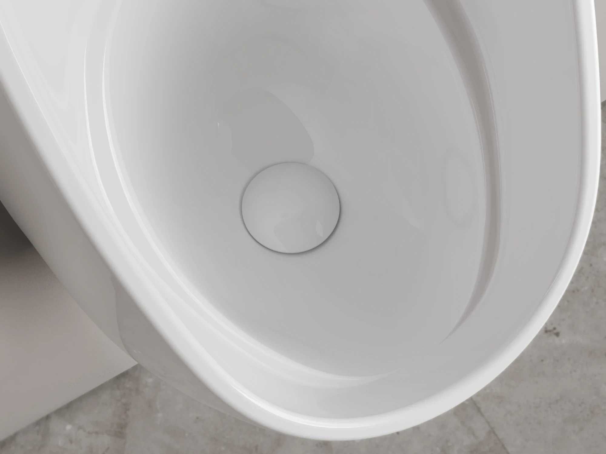 Писсуар подвесной Ceramicanova Призма / Prisma CN17001 сенсорное управление, белый