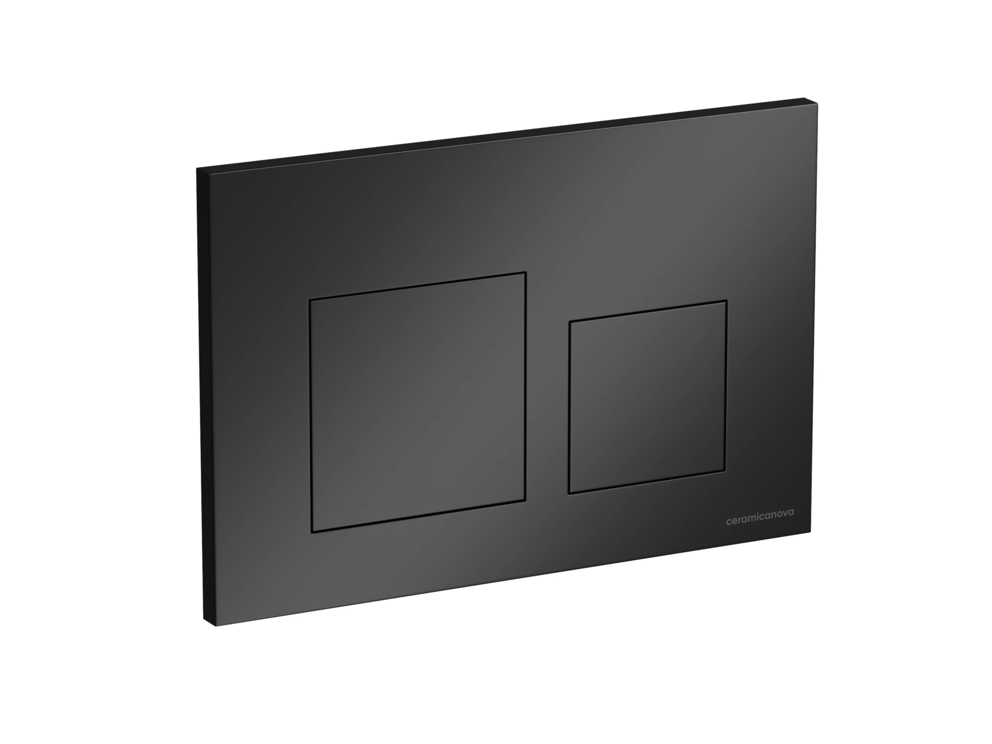 Кнопка смыва Баланс (Balance) Квадрат (Square), черный матовый, CN12-002MB